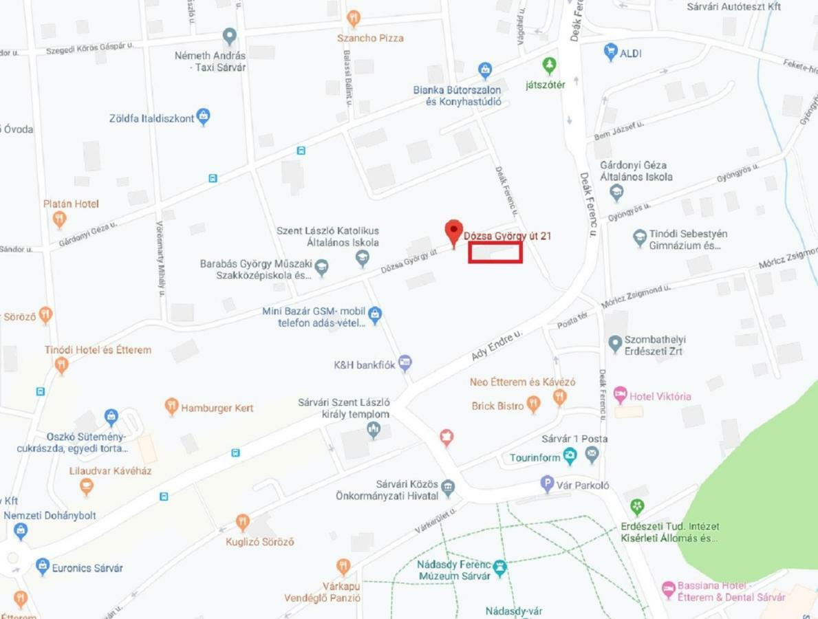 Trika Apartman Sárvár Exteriér fotografie